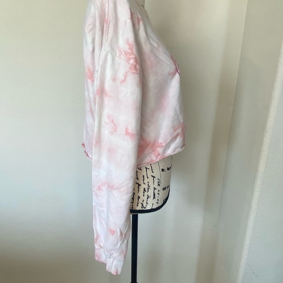 Forever 21 Tie Dye Crop Long Sleeve "Los Cabos" Sweatshirt - Picture 4 of 8
